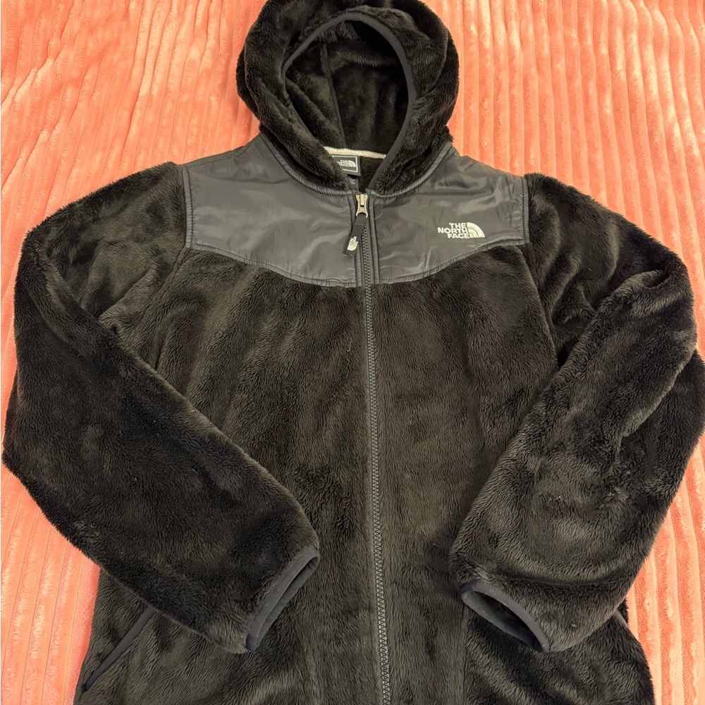 The North Face Black Hooded Fleece Jacket - Picture 2 of 7